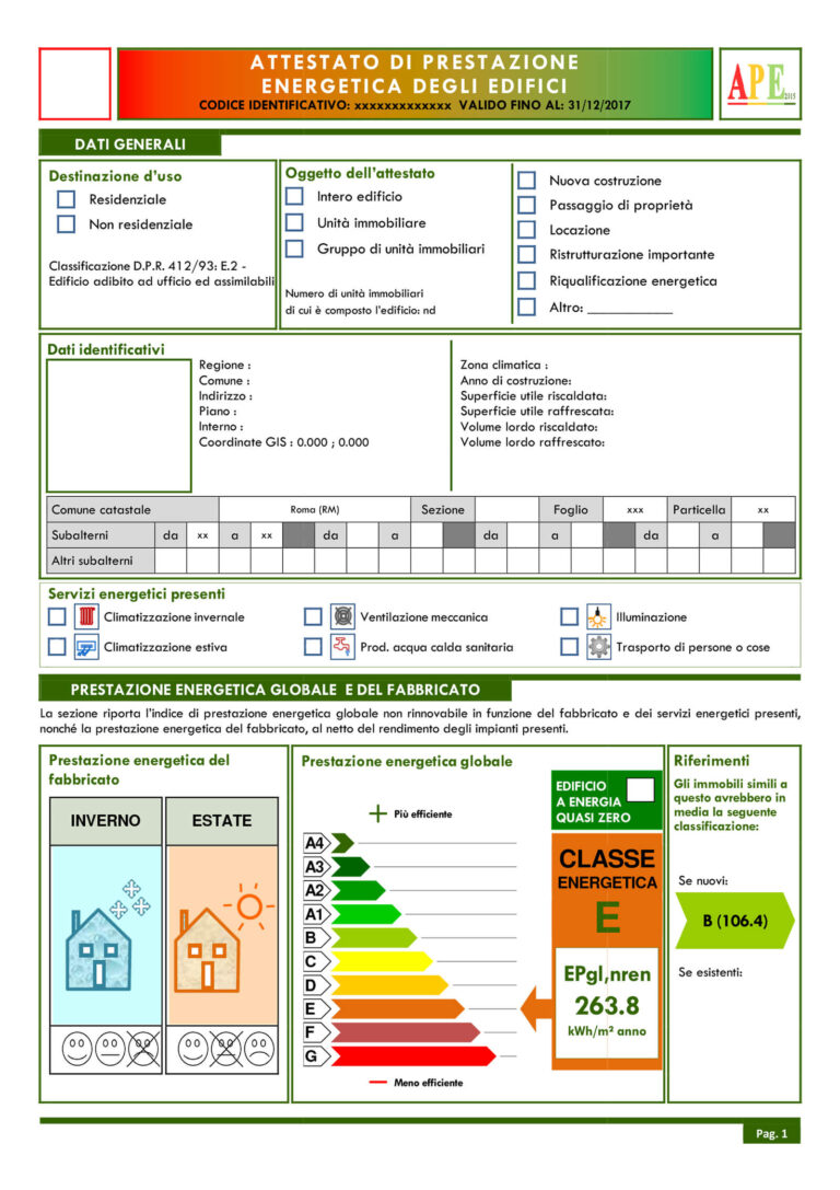 Certificato energetico Milano | Certificato energetico | Certificazione Energetica Milano
